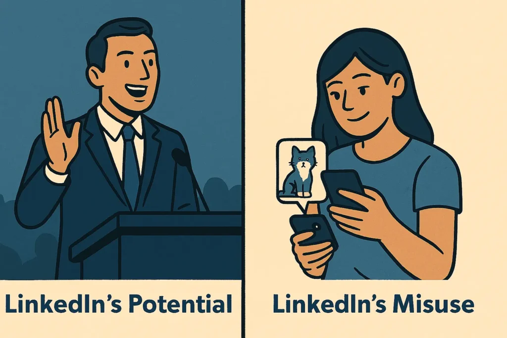 LinkedIn Potential vs Misuse